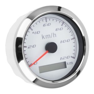 GPS спідометр 0-120 км/год WPSP270-GPS-120W білий