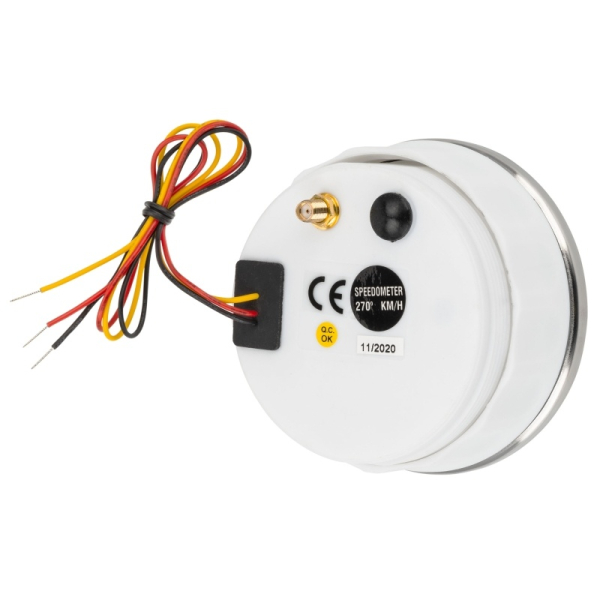 GPS спідометр 0-60 км/год WPSP270-GPS-60W білий