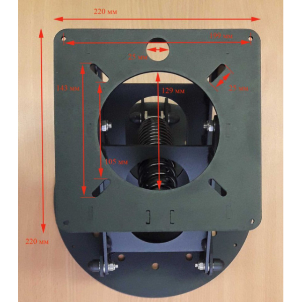 Амортизаційна стійка SiTTravel (чорний метал) 220-240-270