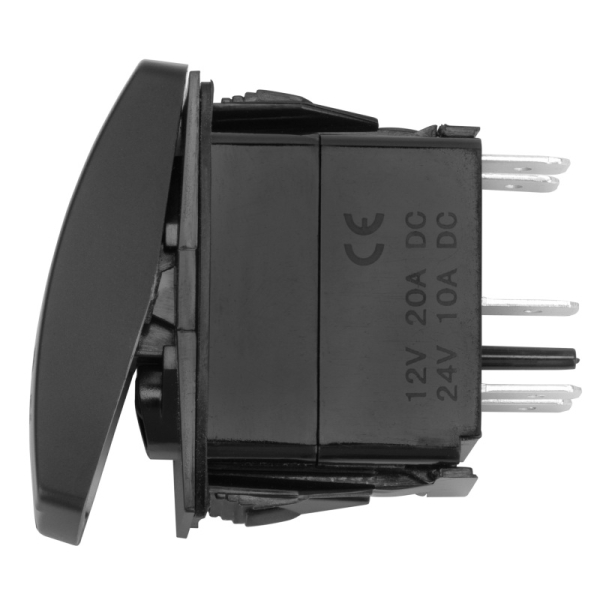 Переключатель Rocket 5P (10 Yuj) on-off синий Led