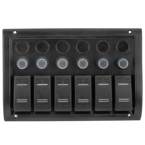 Панель на 6 переключателей (10016-BK)