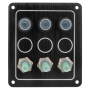 Панель на 3 перемикачі (10032-BK) бортове живлення