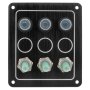 Панель на 3 перемикачі (10032-BK) бортове живлення