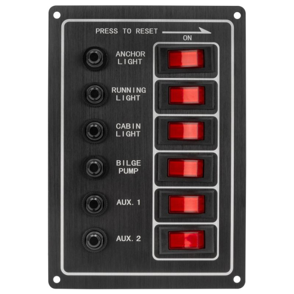 Панель на 6 перемикачів (10069)