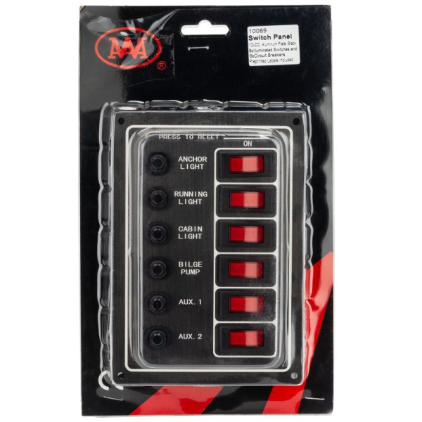 Панель на 6 перемикачів (10069)