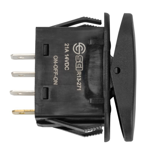 Тумблер SPDT, on-off-on, w/4 pins AAA (10115-01)