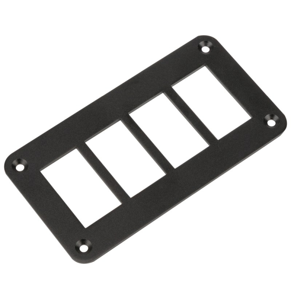 Алюмінієва панель на 4 перемикачі (12 Yuj)