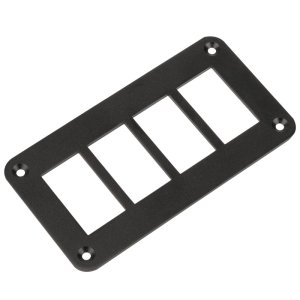 Алюминиевая панель на 4 переключателя (12 Yuj)