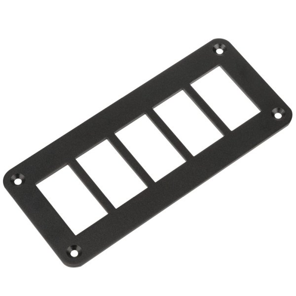 Алюминиевая панель на 5 переключателей (13 Yuj)