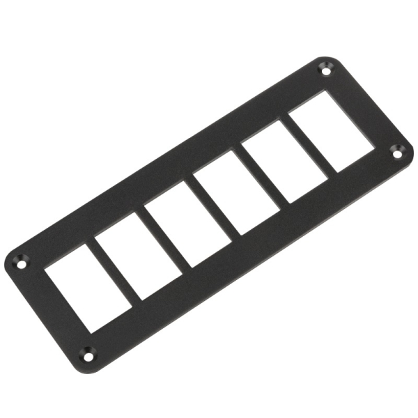 Алюминиевая панель на 6 переключателей (14 Yuj)