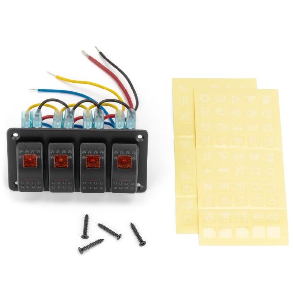 Панель переключения на 4 кнопки (2 Yuj)