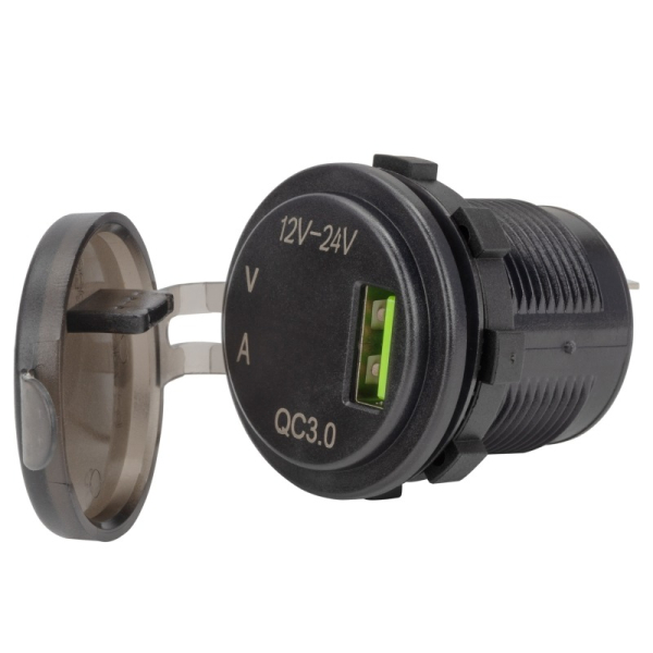 USB-зарядка з амперметром та вольтметром A6020