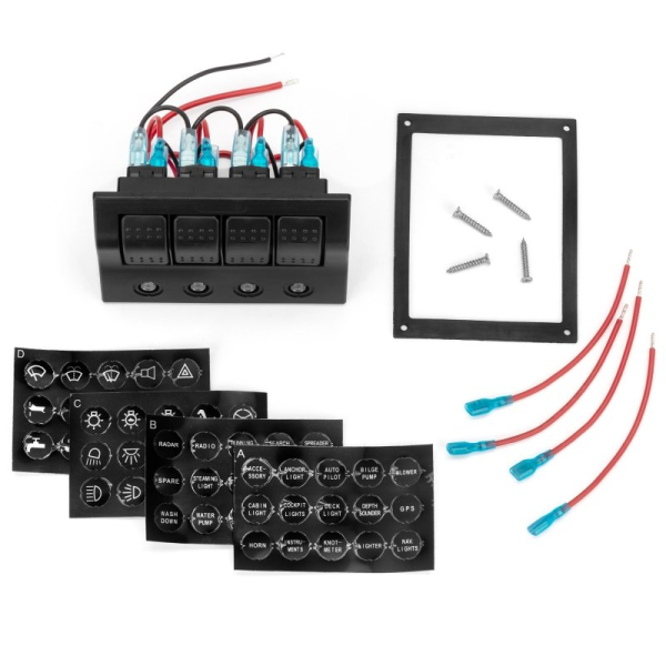 Панель на 4 переключателя (HF60-004AP)