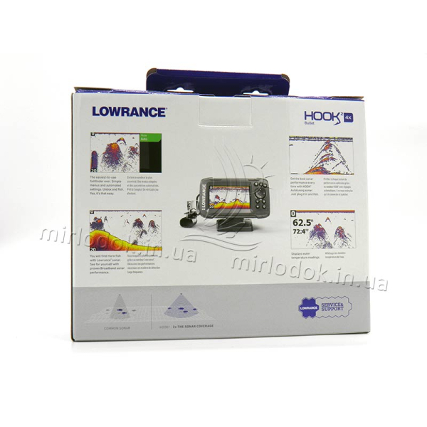 Еxолот Lowrance Hook2 4x Bullet