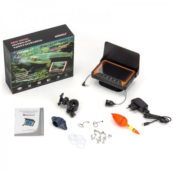 Подводная камера Fisher CR110-5HBS (кабель 15м) IPS LED с записью
