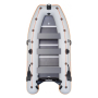 Kolibri КМ-400DSL надувная моторная лодка (фанерный пайол) светло-серый Колибри КМ-400ДСЛ