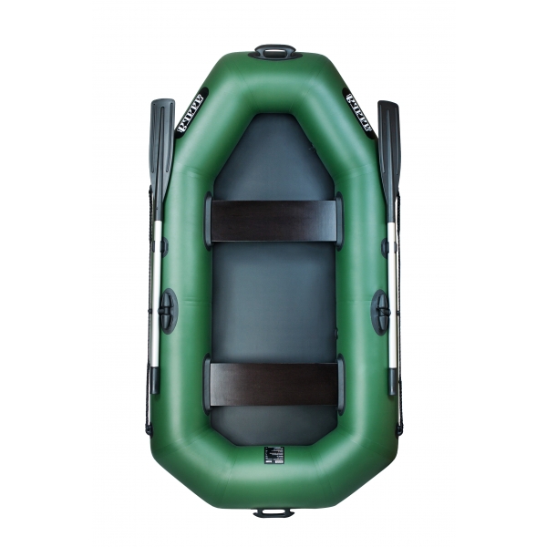 Ладья ЛТ-240АЕСБ надувний гребний човен слань-килимок, без транця, стаціонарне та пересувне сидіння