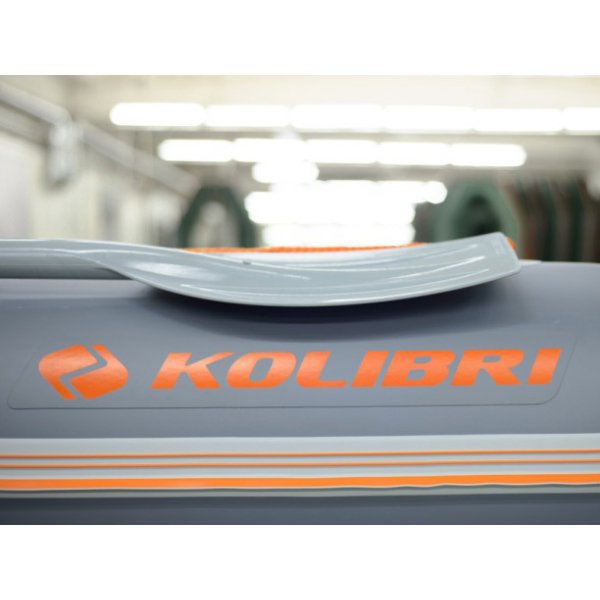 Kolibri KM-280 надувний моторний човен темно-сірий Колібрі КМ-280