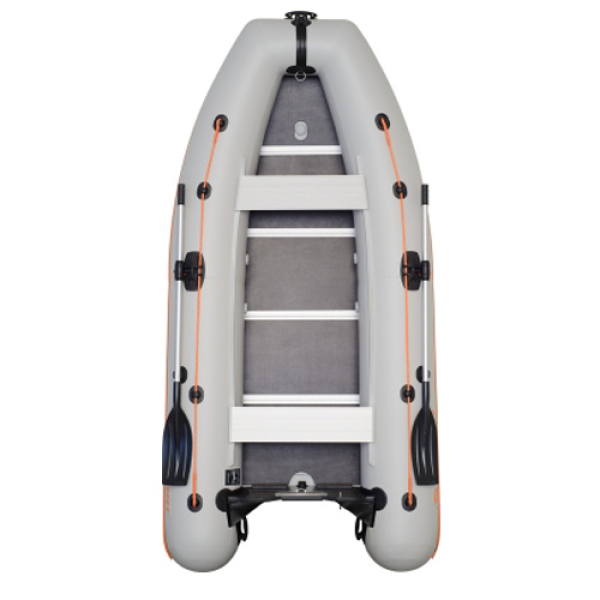 Kolibri KM-330DSL надувний моторний човен (фанерний пайол) темно-сірий Колібрі КМ-330ДСЛ