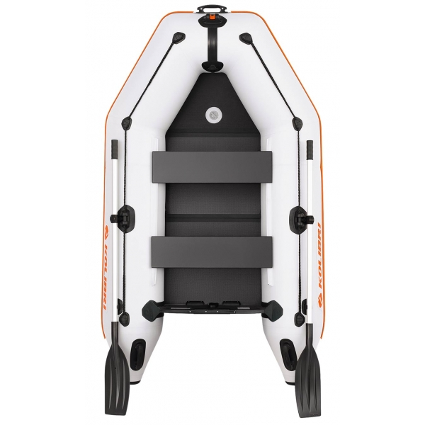 Kolibri КМ-245D надувная моторная лодка (слань-книжка) темно-серый Колибри КМ-245Д