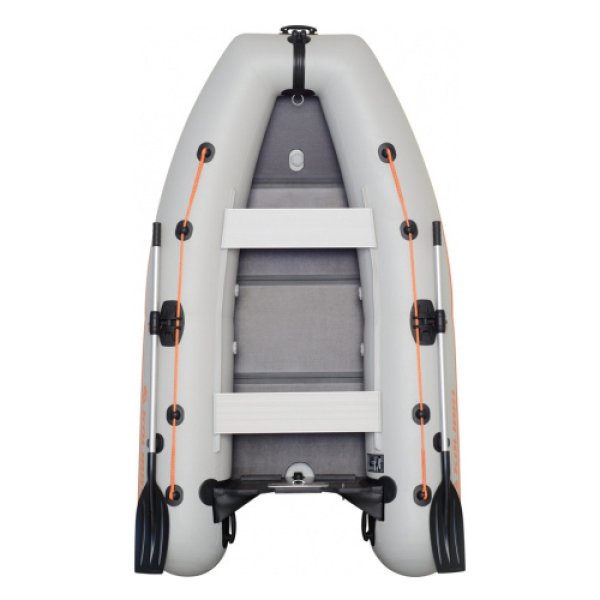 Kolibri KM-280DL надувний моторний човен (слань-книжка) світло-сірий Колібрі КМ-280ДЛ