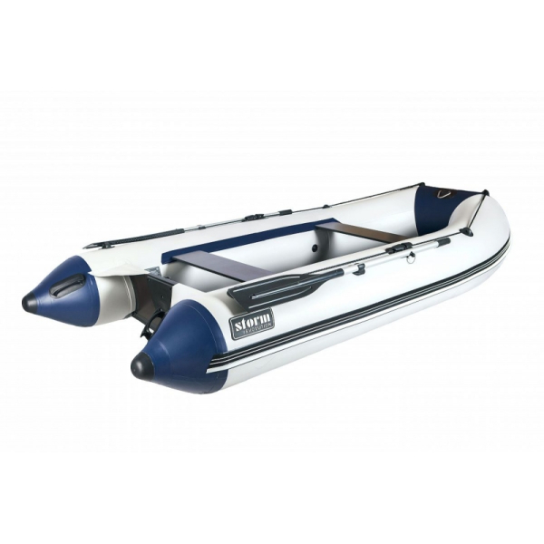 Aqua-Storm STK330 Evolution надувний кільовий моторний човен, фанерний пайол зі стрінгерами, пересувні сидіння Аква-Шторм СТК330 Еволюшн