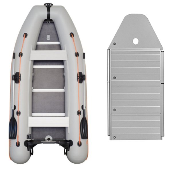 Kolibri KM-330DSL надувний моторний човен (алюмінієвий пайол) темно-сірий Колібрі КМ-330ДСЛ