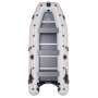 Kolibri КМ-450DSL надувная моторная лодка (фанерный пайол) светло-серый Колибри КМ-450ДСЛ