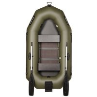 Bark B-230CN надувная гребная двухместная лодка (слань-книжка, стационарные сиденья, навесной транец) Барк Б-230CН