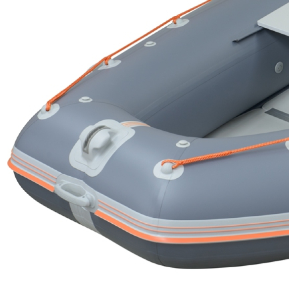 Kolibri КМ-450DSL надувная моторная лодка (алюминиевый пайол) светло-серый Колибри КМ-450ДСЛ