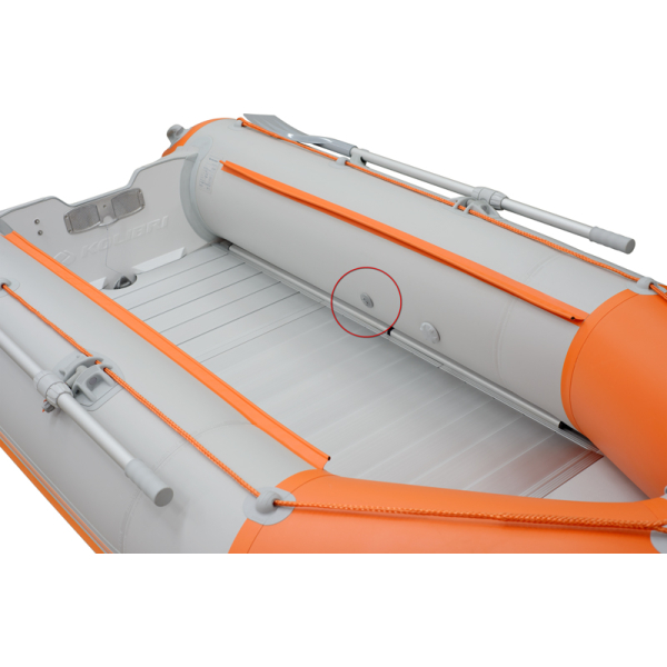 Kolibri КМ-330DL надувная моторная лодка (слань-книжка) светло-серый Колибри КМ-330ДЛ