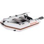 Kolibri KM-245D надувний моторний човен (слань-книжка) світло-сірий Колібрі КМ-245Д