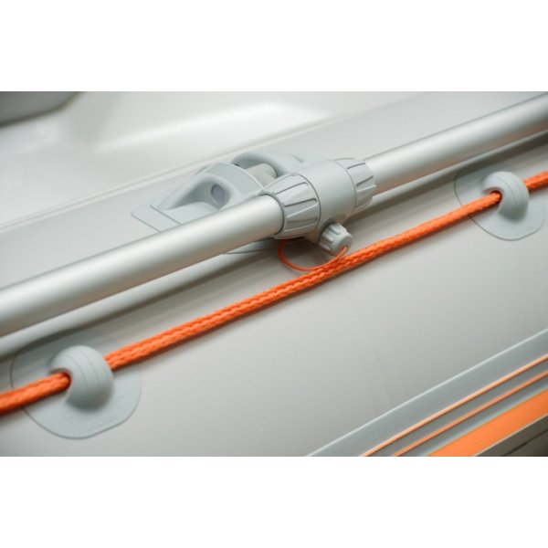 Kolibri KM-450DSL надувний моторний човен (алюмінієвий пайол) світло-сірий Колібрі КМ-450ДСЛ