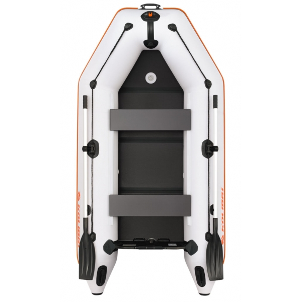 Kolibri KM-280D надувний моторний човен (слань-книжка) темно-сірий Колібрі КМ-280Д
