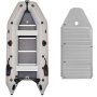 Kolibri KM-360D надувний моторний човен (алюмінієвий пайол) темно-сірий Колібрі КМ-360Д