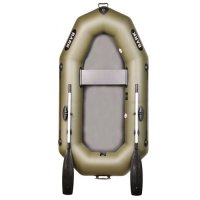 Bark B-220 надувная гребная одноместная лодка (слань-книжка, стационарные сиденья) Барк Б-220