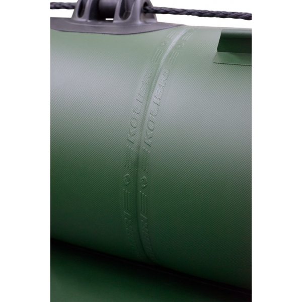 Kolibri KM-360D надувний моторний човен (фанерний пайол) зелений Колібрі КМ-360Д