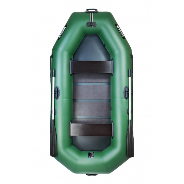 Ладья ЛТ-270ЕСТБ надувний гребний човен слань-килимок, навісний транець, стаціонарне та пересувне сидіння