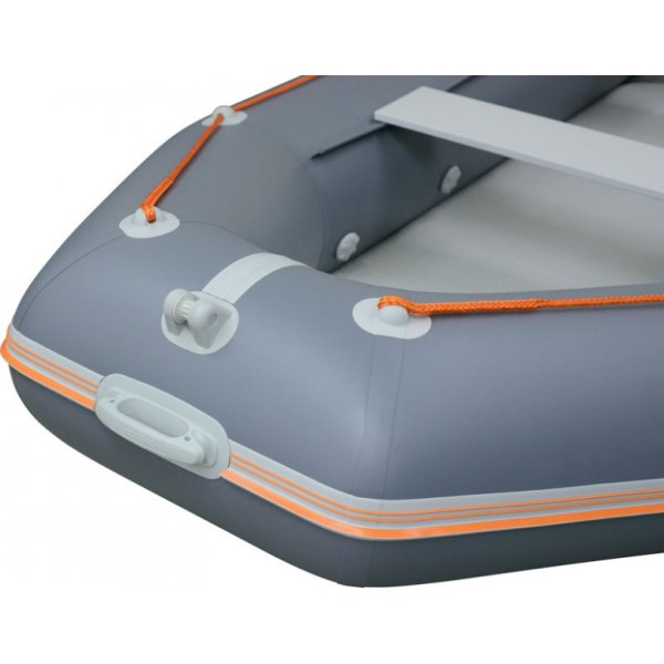 Kolibri KM-330DSL надувний моторний човен (алюмінієвий пайол) світло-сірий Колібрі КМ-330ДСЛ