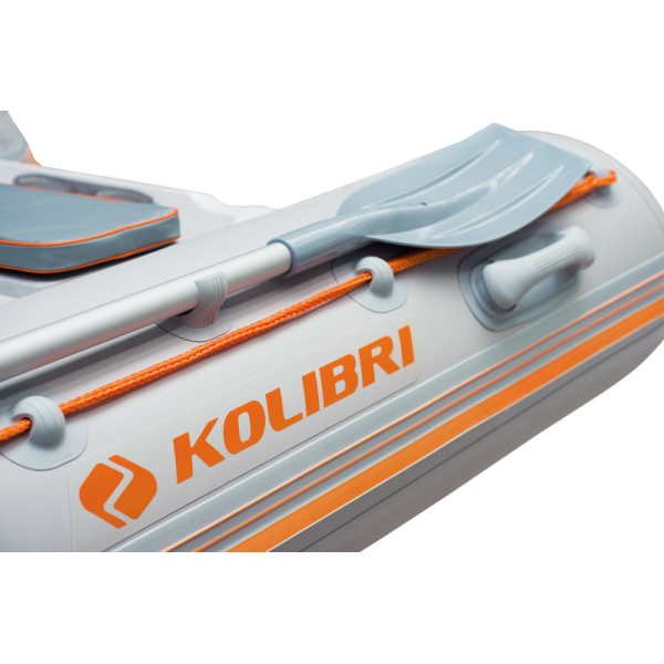 Kolibri KM-330D надувний моторний човен (фанерний пайол) темно-сірий Колібрі КМ-330Д