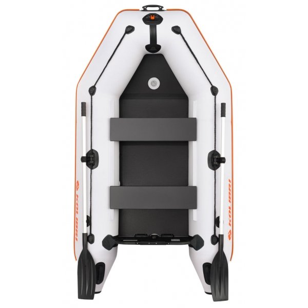 Kolibri KM-260D надувний моторний човен (слань-книжка) темно-сірий Колібрі КМ-260Д