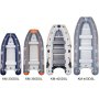 Kolibri KM-360DSL надувний моторний човен (фанерний пайол) зелений Колібрі КМ-360ДСЛ