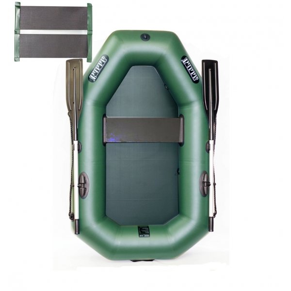 Ладья ЛТ-190УС надувний гребний човен слань-килимок, без транця, стаціонарні сидіння