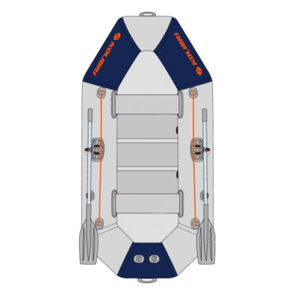 Kolibri K-300CT надувний гребний човен зелений Колібрі К-300CT