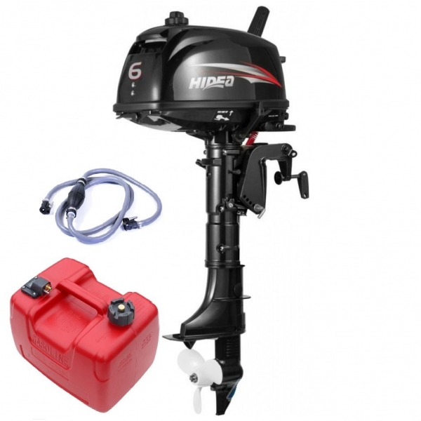 Hidea HD6FHS лодочный мотор Хайді ХД6 + бак 12 л