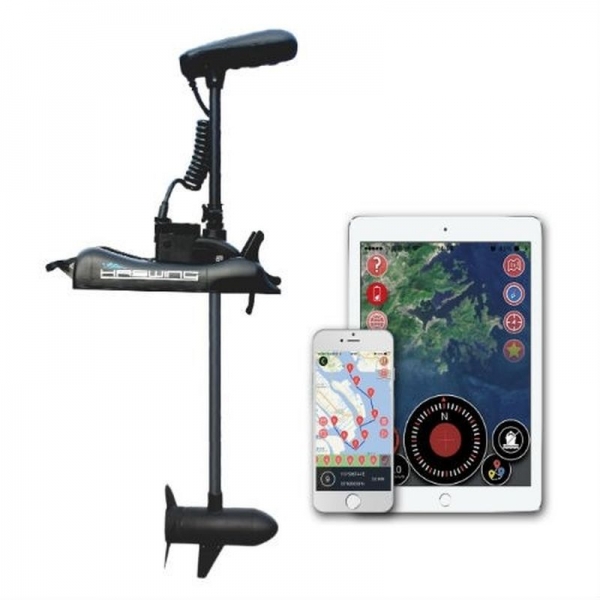 Човновий електромотор Haswing Cayman B GPS 80LBS чорний