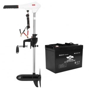 Електромотор Haibo D34 + акумулятор Haswing 90Ah