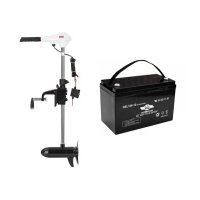 Електромотор Haibo D54 + акумулятор Haswing 100Ah