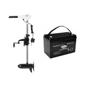 Електромотор Haibo D54 + акумулятор Haswing 100Ah