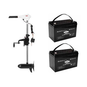 Электромотор Haibo D54 + два аккумулятора Haswing 100Ah